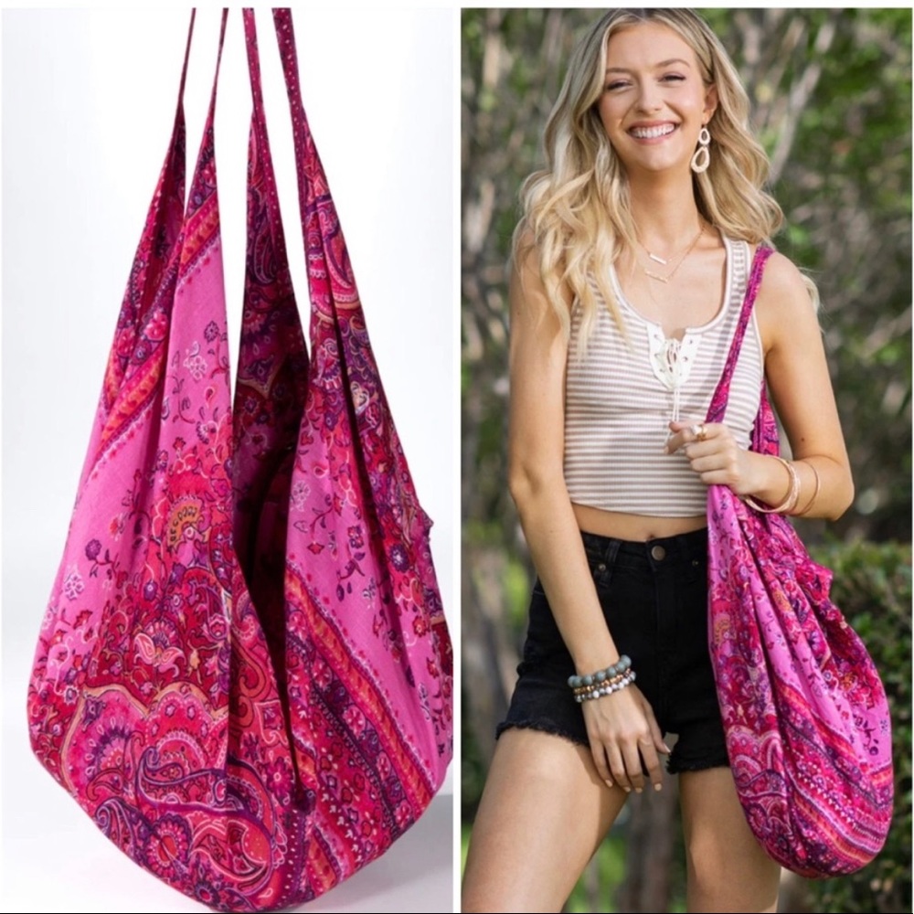 NWT- Handmade Boho “Whole Lotta Love” bag - Picture 2 of 7